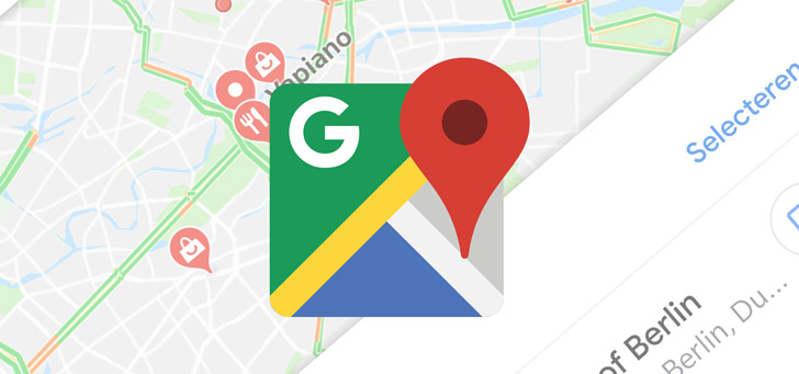 Google Maps tijdlijn header