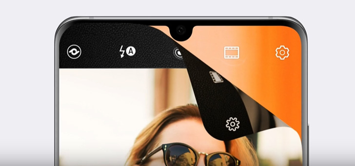 Huawei EMUI 10 camera header