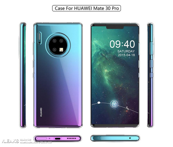 Huawei Mate 30 Pro render