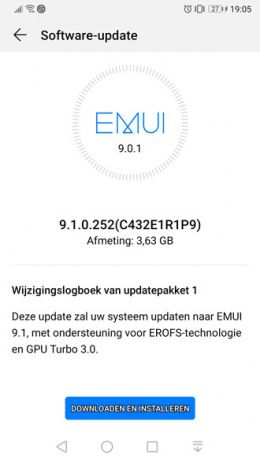 Huawei P10 EMUI 9.1