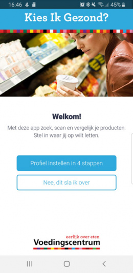 Kies ik Gezond app