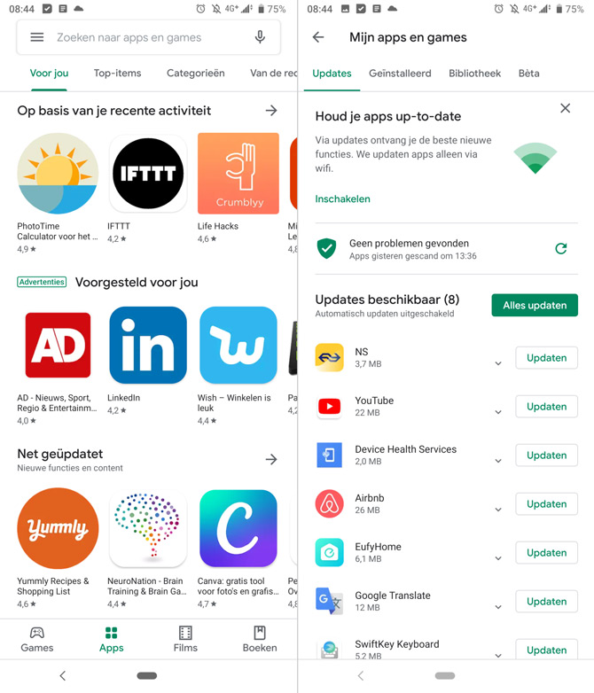 Play Store design