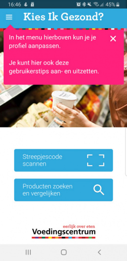 Kies ik Gezond app