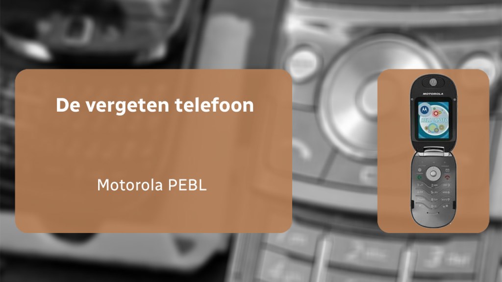 motorola pebl vergeten header