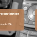 De vergeten telefoon: Motorola PEBL