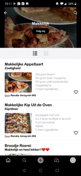 Cooking app