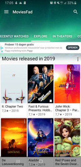 Moviesfad app