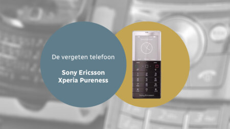 Sony Ericsson Pureness vergeten header