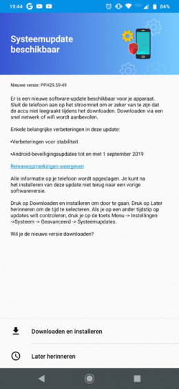 Motorola One Zoom september 2019