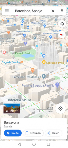 Google Maps 3D Laag