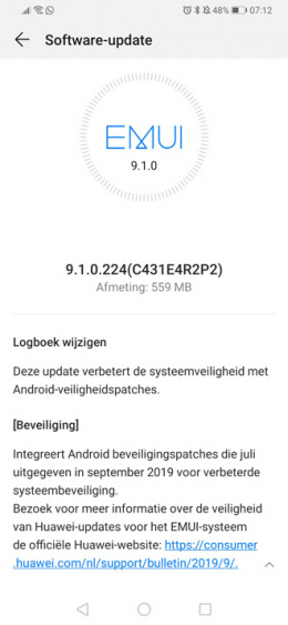 Huawei P30 Pro .224 update