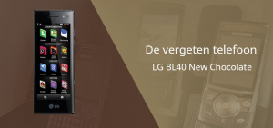 De vergeten telefoon: LG BL40 New Chocolate LG BL40 vergeten header