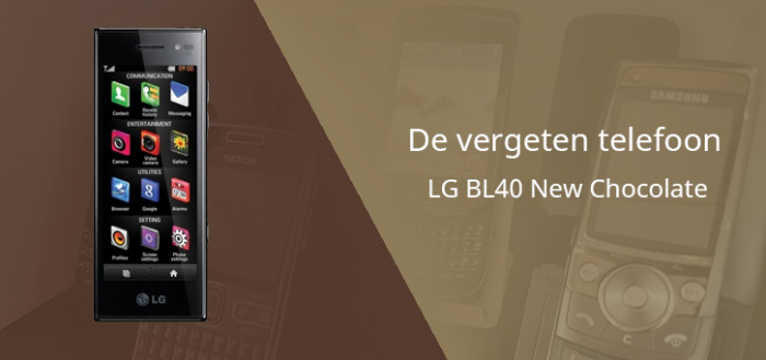 De vergeten telefoon: LG BL40 New Chocolate