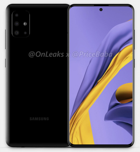 Samsung Galaxy A51 render