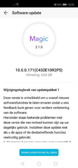 honor View 20 Android 10