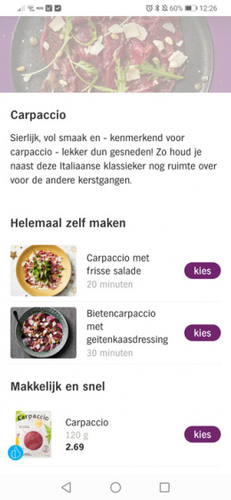 Appie Kerstmenu 2