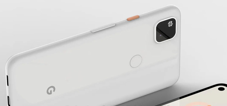 Google Pixel 4a render header