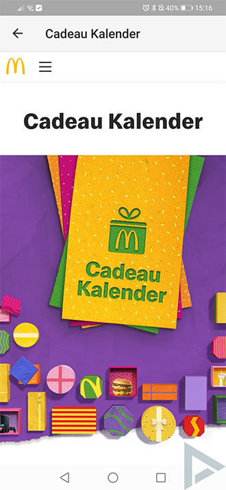 impuls Met pensioen gaan Slagschip McDonald's Adventskalender 2019 in app: dit zijn de aanbiedingen