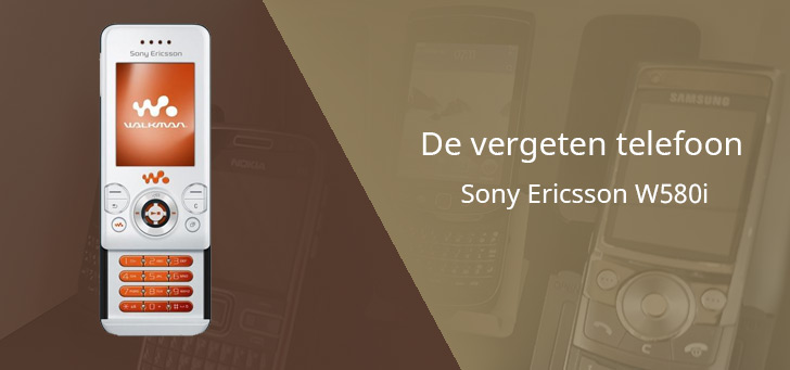 Sony Ericsson W580i vergeten header