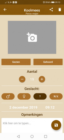 Veldgids app