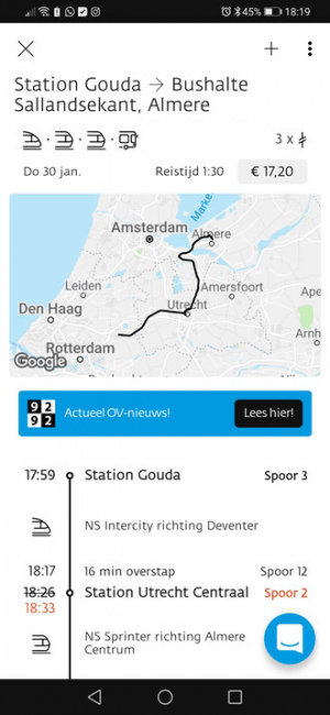 9292 app wordt compleet vernieuwd: grootse update komt volgende week