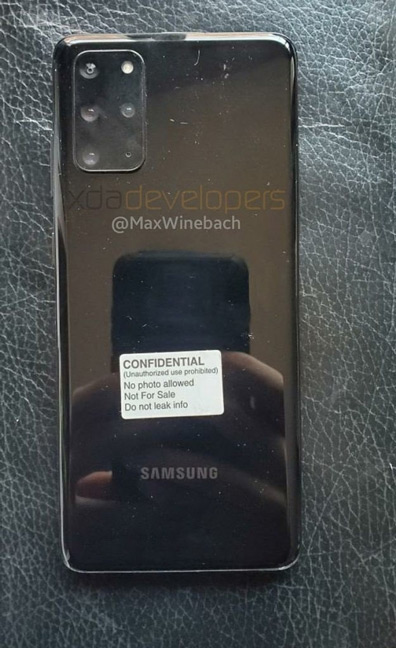 Samsung Galaxy S20+ achterkant