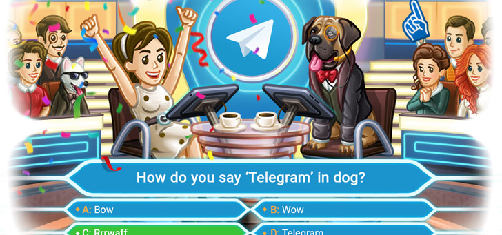 Telegram poll header