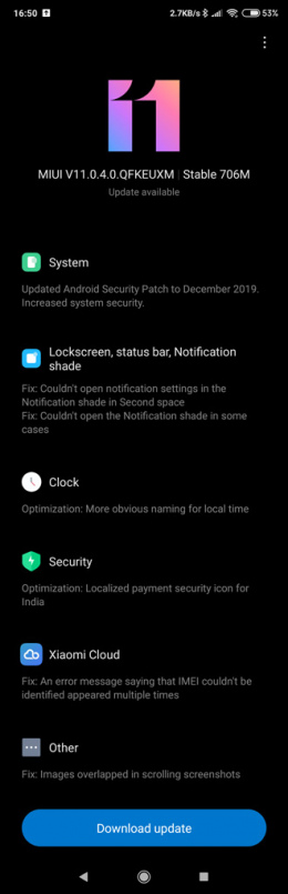 Xiaomi Mi 9T Pro december