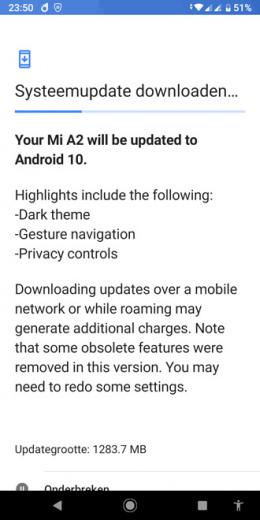 Xiaomi Mi A2 Android 10