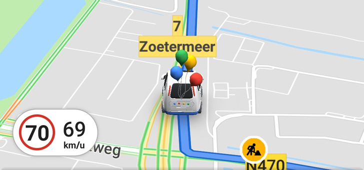 Google Maps verjaardagsauto header 1