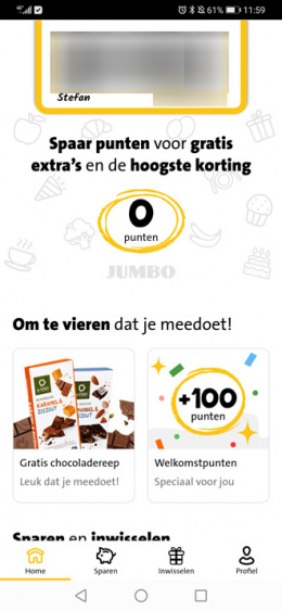 Jumbo Extra's app