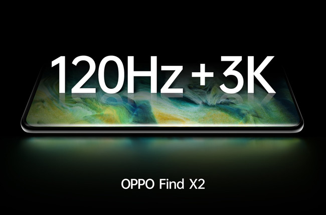 Oppo Find X2 120Hz 3K