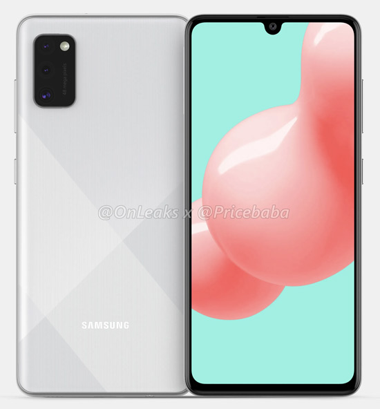 Samsung Galaxy A41 render