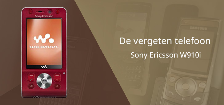 Sony Ericsson W910i vergeten header