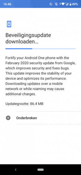 Xiaomi mi A3 februari update