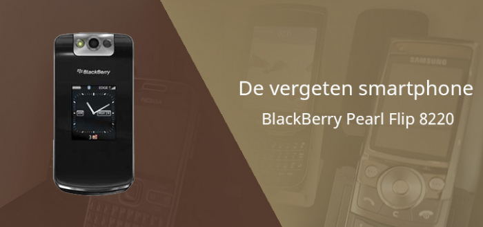 De vergeten smartphone: BlackBerry Pearl Flip 8220