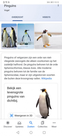 Google 3D Dieren