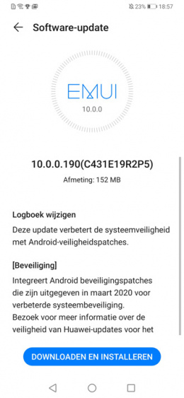 Huawei P30 Pro maart-patch