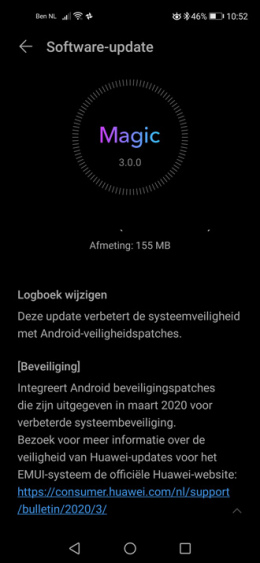 Honor 20 Pro maart patch