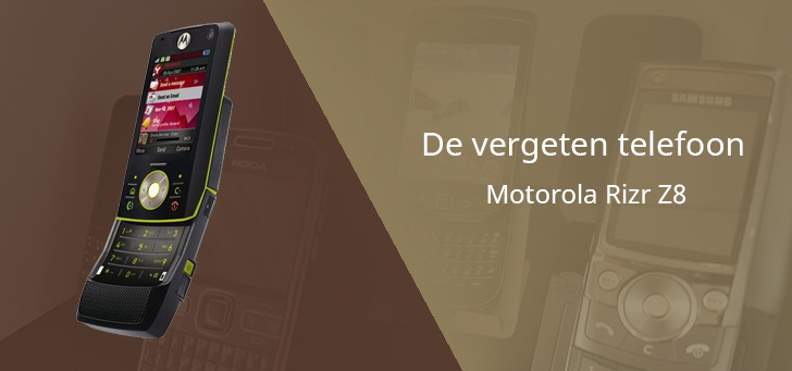 Motorola Rizr Z8 vergeten header