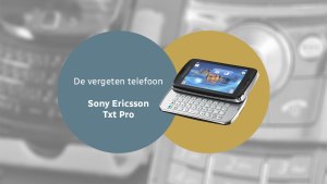 Sony Ericsson Txt Pro vergeten header