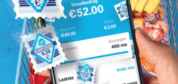 Albert Heijn: vanaf nu digitaal je koopzegels sparen via app