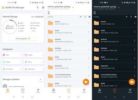 Astro File Manager 8.0: nieuw design met dark mode voor bestandsbeheerder