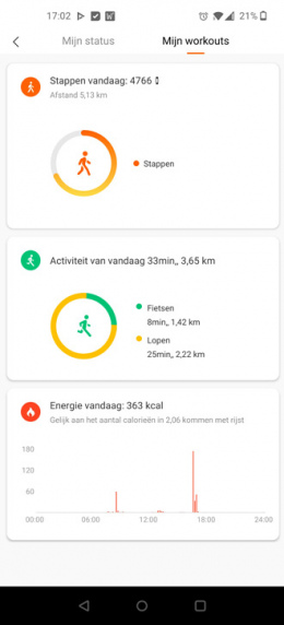 Mi Fit app