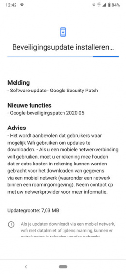 Nokia 6.2 beveiligingsupdate mei 2020