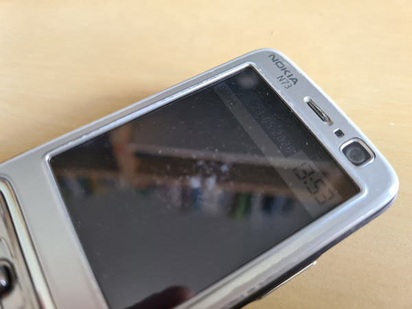 Nokia N73 screensaver