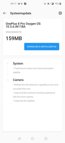 OnePlus 8 Pro OxygenOS 10.5.6