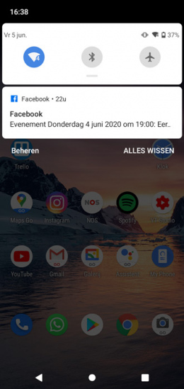 Android Go notificaties