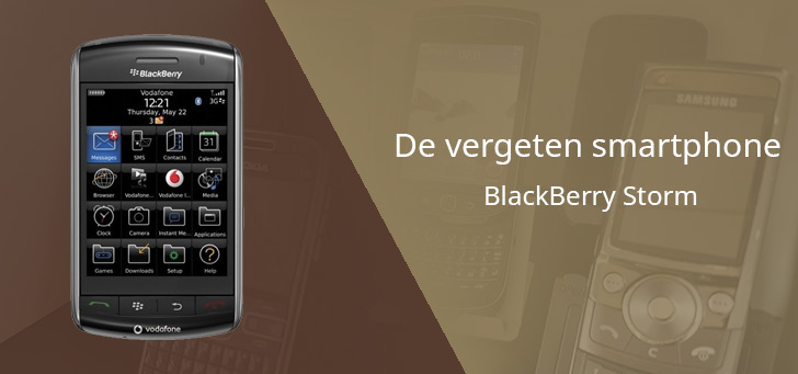 BlackBerry Storm vergeten header