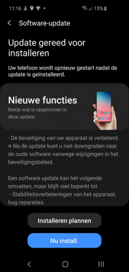 Galaxy S10 juni-patch